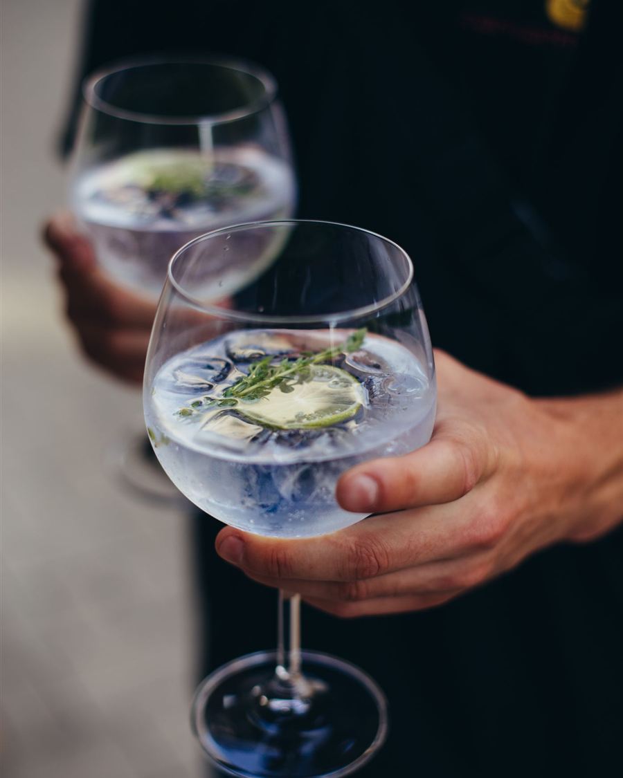 Brindis con gin tonic Sendero